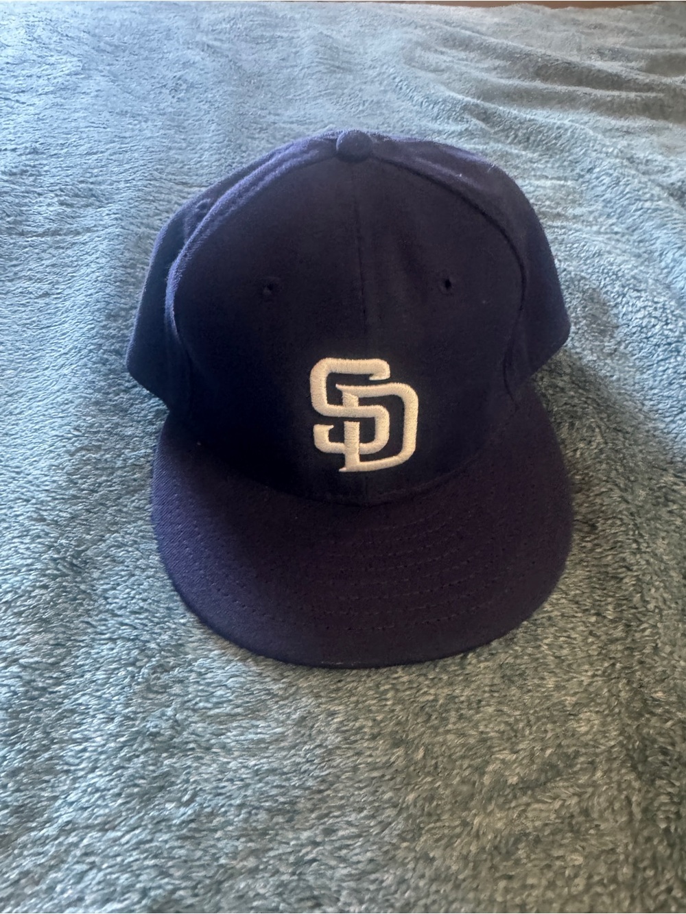 New Era Navy and Tan 59FIFTY Fitted Cap (Size 7 5/8)